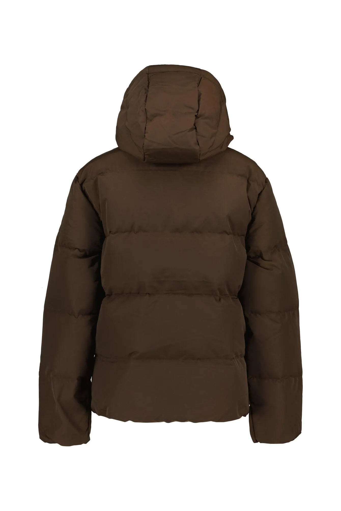 Daunen-Pufferjacke mit Kapuze