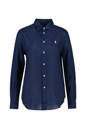 Leinenbluse Regular Fit